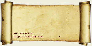 Jovica Debeljak vizit kartica